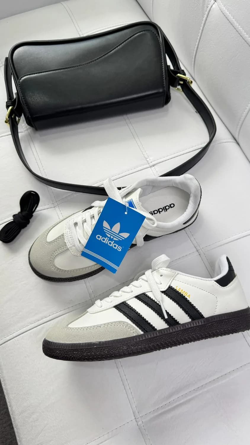 Adidas Samba branco, ângulo 1 de 2