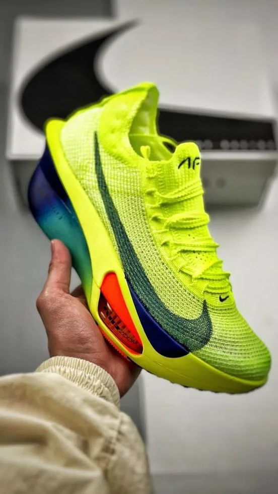 Nike Alphafly amarelo neon